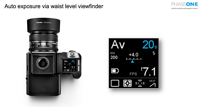 Phase One XF Modular system waist level finder