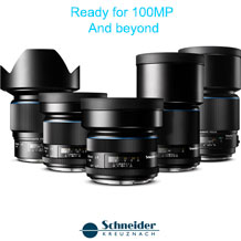 Phase One Schneider Kreuznach Blue Ring Lenses Range