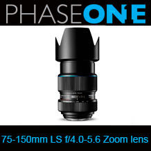 Phase One Schneider Kreuznach Blue Ring 75-150 LS Zoom lens