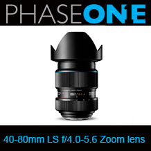 Phase One Schneider Kreuznach Blue Ring 40-80 LS Zoom lens